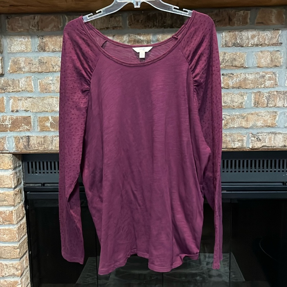 Terra and Sky women’s 3/4 sleeve top